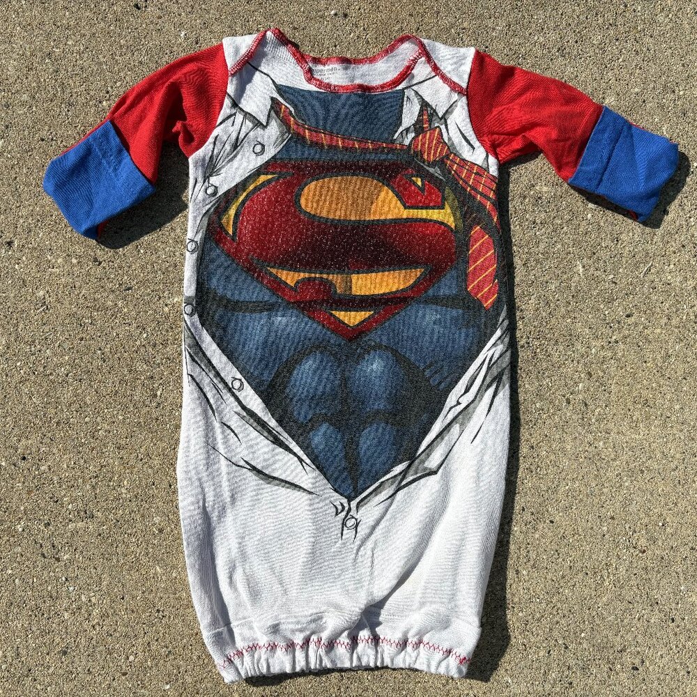 Superman DC Comics Baby Superhero Handmade newborn sleep sack new ba…